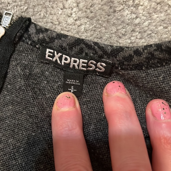 Gray Express Dress Sz Small - Picture 2 of 3